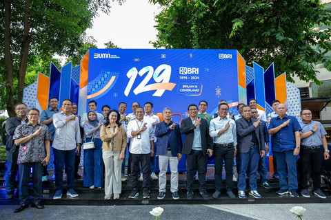 BRI mengadakan Kick-Off HUT ke-129 mengusung tema BRILian dan Cemerlang di Kantor Pusat BRI Jakarta, Jumat (4/10/2024). Foto: Dok. BRI