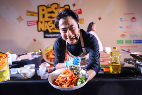 Suasana keseruan Pesta Nasgor 2024 di BxC Park, Bintaro, Tangerang, Sabtu (5/10/2924). Foto: Iqbal Firdaus/kumparan