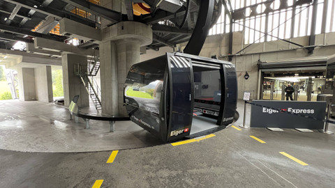 Kereta gantung Eiger Express untuk menuju ke Jungraujoch. Foto: Reza Aditya Ramadhan/kumparan