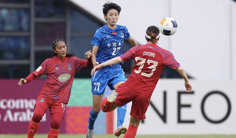 Wuhan Jiangda (China) menang (0-7) atas Sabah FA (Malaysia) di matchday kedua Liga Champions Asia Wanita 2024/25. Foto: Dok AFC