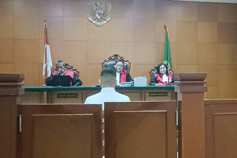 Sidang kasus kematian Dante dengan terdakwa Yudha Arfandi PN Jakarta Timur, Senin (7/10/2024). Foto: Giovanni/kumparan