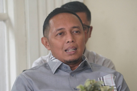 Kepala Badan Komunikasi Kepresidenan Hasan Nasbi saat berkunjung ke kantor kumparan, Jakarta, Selasa (8/10/2024). Foto: Dicky Adam Sidiq/kumparan