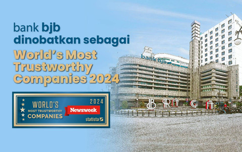 bank bjb masuk jajaran World's Most Trustworthy Companies 2024 kategori perbankan global. Foto: dok. bank bjb