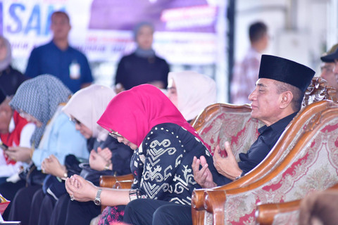 Calon Gubernur Sumatera Utara Edy Rahmayadi kampanye di Kabupaten Langkat. Foto: Dok. Istimewa