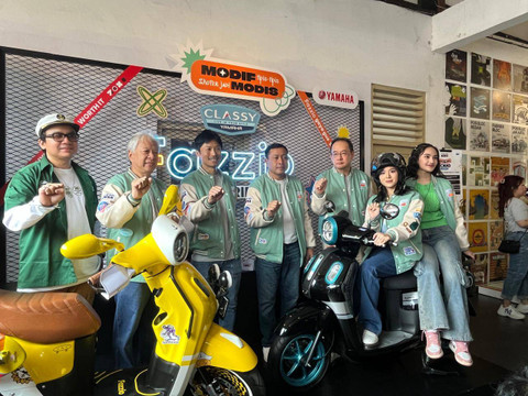 Peluncuran varian terbaru Yamaha Fazio Hybrid. Foto: Fitra Andrianto/kumparan