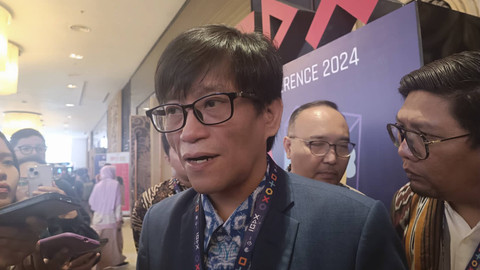 Direktur Jenderal Aplikasi Informatika Hokky Situngkir saat menghadiri acara Indonesia Game Developer Exchange (IGDX) di Bali, Sabtu (12/10/2024). Foto: Denita BR Matondang/kumparan