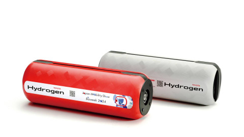 Toyota Motor Corporation (TMC) perkenalkan teknologi Portable Hydrogen Cartridge di ajang Japan Mobility Show Bizweek 2024. Foto: Toyota