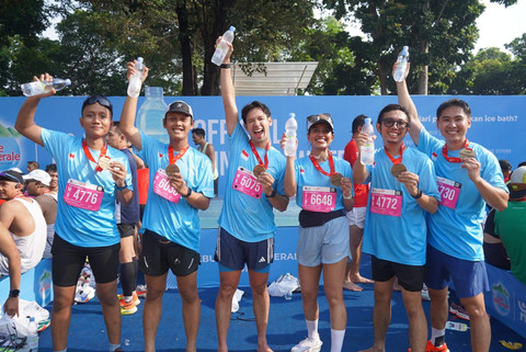 Le Minerale menjadi air mineral resmi Jakarta Running Festival 2024. Foto: Le Minerale