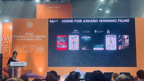 Direktur KlikFilm Frederica pada konferensi OTT Asia di ACFM 2024 | Foto: Shandy Gasella