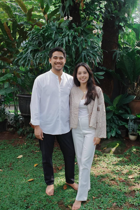 Anggika Bolsterli dan Omar Armandiego Soeharto. Foto: Instagram/@anggikabolsterli