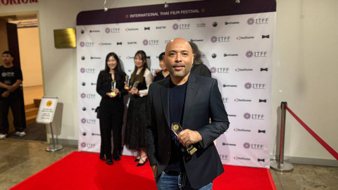 Produser Shadow of The Light, Lucki Lukman Hakim di ITFF 2024, Minggu (6/10). Foto: ESP/Pandangan Jogja