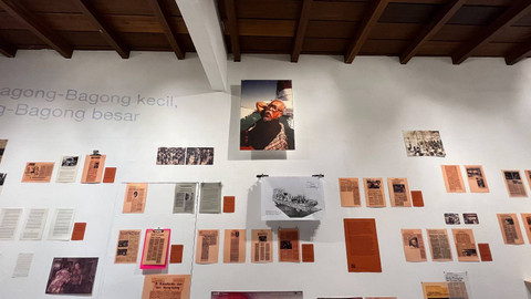 Pameran arsip Bagong Kussudiardja di PSBK. Foto: Arif UT/Pandangan Jogja