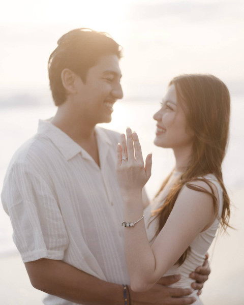 Harris Vriza lamar Haviza Devi Anjani. Foto: Instagram/ @harrisvriza