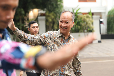 Agus Gumiwang di kediaman Presiden terpilih Prabowo Subianto di Jalan Kertanegara, Jakarta Selatan, Senin (14/10/2024). Foto: Iqbal Firdaus/kumparan