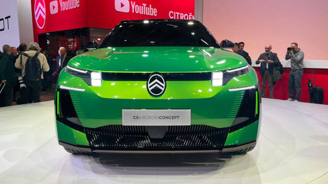 Citroen C4 Aircross Concept yang melakoni debut global di Paris Motor Show 2024.  Foto: Aditya Pratama Niagara/kumparan