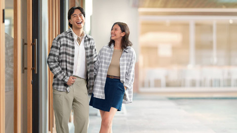 Koleksi flannel Fall/Winter 2024 hadirkan 41 varian dan motif baru. Foto: dok. Uniqlo Indonesia