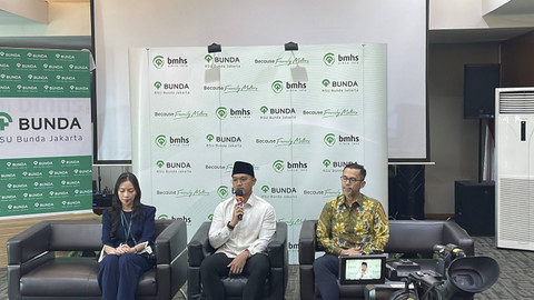 Kaesang Pangarep menyampaikan pernyataan terkait kelahiran anaknya di RSIA Bunda Jakarta, Selasa (15/10/2024). Foto: Fadhil Pramudya/kumparan