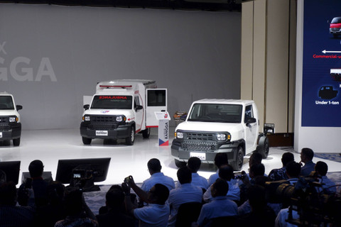 PT Toyota-Astra Motor (TAM) resmi meluncurkan produk terbaru, Toyota Hilux Rangga di Jakarta, Selasa (15/10/2024). Foto: Sena Pratama/kumparan