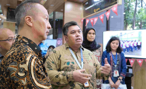 Menteri Perindustrian Agus Gumiwang Kartasasmita dalam kegiatan Industrial Educational Training and Expo (IDUTEX) 2024. Foto: Kemenperin