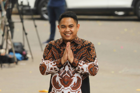 Ketua Umum Pemuda Dzulfikar Ahmadi Tawalla kediaman Presiden terpilih Prabowo Subianto di Jalan Kertanegara, Jakarta Selatan, Selasa (15/10/2024). Foto: Iqbal Firdaus/kumparan