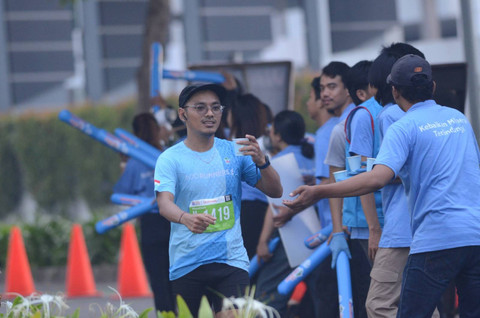 Le Minerale menjadi official mineral water di Jakarta Running Festival 2024. Foto: Istimewa