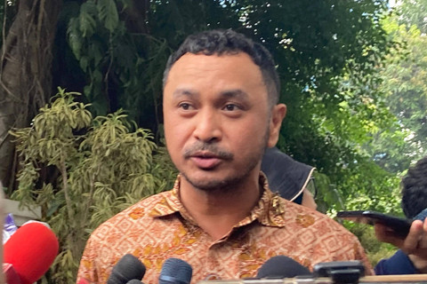 Dewan Pembina PSI Giring Ganesha di kediaman Presiden terpilih Prabowo Subianto di Kertanegara 4, Jaksel, Selasa (15/10/2024). Foto: Alya Zahra/Kumparan