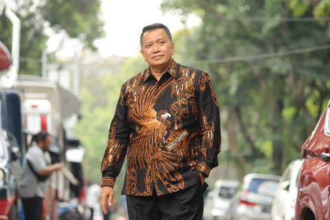 Purwadi Arianto mendatangi kediaman Presiden terpilih Prabowo Subianto di Jalan Kertanegara, Jakarta Selatan, Selasa (15/10/2024). Foto: Iqbal Firdaus/kumparan