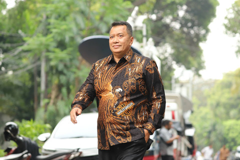 Purwadi Arianto mendatangi kediaman Presiden terpilih Prabowo Subianto di Jalan Kertanegara, Jakarta Selatan, Selasa (15/10/2024). Foto: Iqbal Firdaus/kumparan