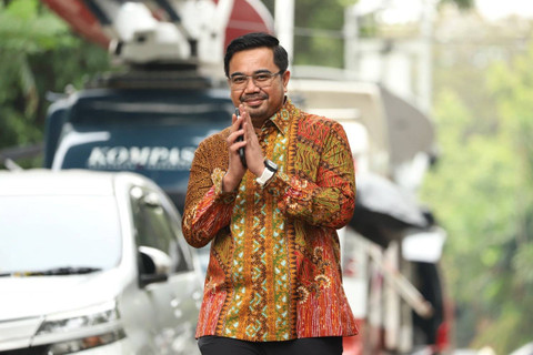 Sulaiman Umar mendatangi kediaman Presiden terpilih Prabowo Subianto di Jalan Kertanegara, Jakarta Selatan, Selasa (15/10/2024). Foto: Iqbal Firdaus/kumparan