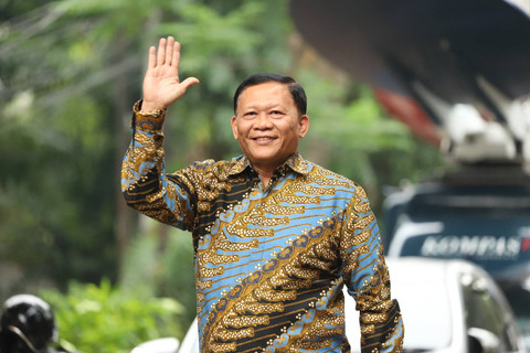 Eks Kasum TNI Didit Ashaf mendatangi kediaman Presiden terpilih Prabowo Subianto di Jalan Kertanegara, Jakarta Selatan, Selasa (15/10/2024). Foto: Iqbal Firdaus/kumparan