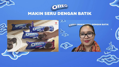 Perancang busana dan Nusantara Wisdom Consultant Era Soekamto dalam peluncuran online Oreo Batik, Selasa (15/10/24). Foto: Dok. Oreo Indonesia