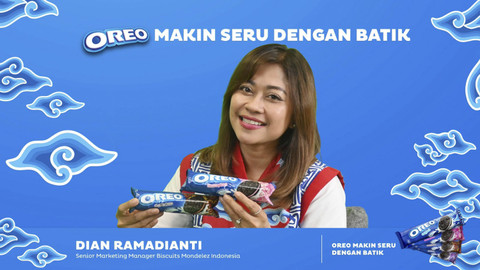 Peluncuran online Oreo Batik, Selasa (15/10/24). Foto: Dok. Oreo Indonesia
