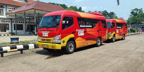 Mikrobus menggantikan bus besar untuk transportasi di Palembang, Foto : Ist