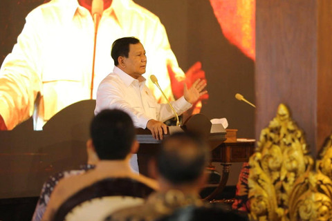 Suasana pembekalan calon menteri dan wakil menteri di Padepokan Garuda Yaksa, Hambalang hari kedua, Kamis (17/10/2024). Foto: Dok Istimewa