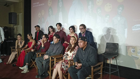 Konferensi Pers Film Aku Jati, Aku Asperger di XXI Plaza Indonesia, Jakarta Pusat, Kamis (17/10/2024).  Foto: Giovanni/kumparan
