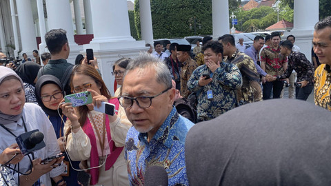 Menteri Perdagangan Zulkifli Hasan di Istana Negara Jakarta, Jumat (17/10/2024). Foto: Luthfi Humam/kumparan