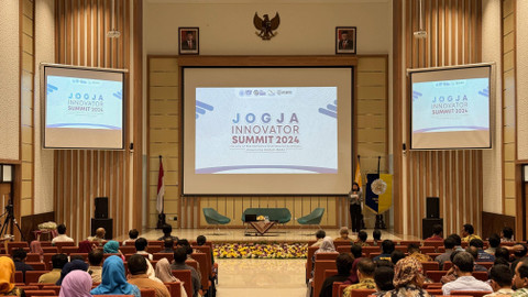 Jogja Innovator Summit 2024 di Auditorium FMIPA UGM, Jumat (18/10). Foto: Arif UT/Pandangan Jogja