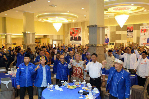 Calon Gubernur Kalbar nomor urut 1, Sutarmidji menghadiri Rakercabsus dan Konsolidasi Pilkada Partai Demokrat Kabupaten Ketapang. Foto: Tim Media Midji-Didi