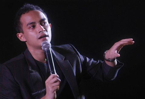 Omara Esteghal saat konferensi pers film Pengepungan Bukit Duri, Senin, Jakarta, (21/10/2024). Foto: Agus Apriyanto
