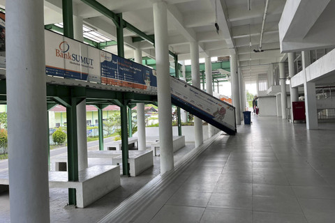 Kondisi Pasar Aksara Pemko Medan. Foto: Tri Vosa Fabiola Ginting/kumparan