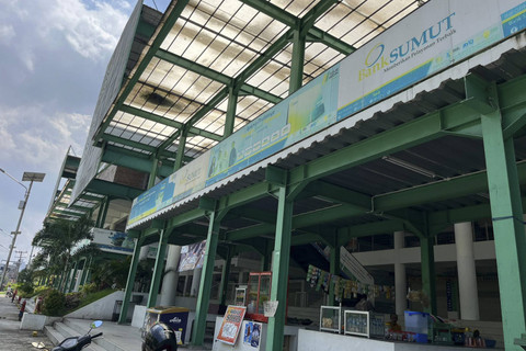 Kondisi Pasar Aksara Pemko Medan. Foto: Tri Vosa Fabiola Ginting/kumparan