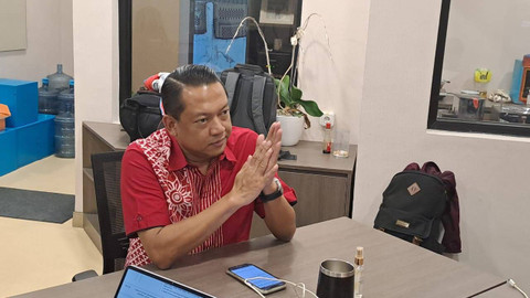 Corporate Secretary Group Head InJourney, Yudhistira Setiawan, saat ditemui di Kementerian BUMN, Selasa (22/10/2024). Foto: Ghifari/kumparan 