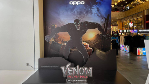 Booth Venom di gerai Oppo Gandaria City, Jakarta Selatan. Foto: Habib Allbi Ferdian/kumparan