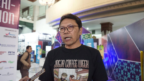 Singgih Raharjo di sela gelaran Jogja Coffee Week. Foto: Arif UT / Pandangan Jogja