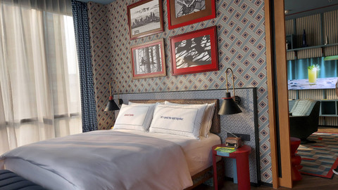 Tipe kamar L Garden di 25hours Jakarta The Oddbird. Foto: Gitario Vista Inasis/kumparan