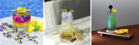  Tropical Butterfly Fizz di Aston Anyer Beach Hotel, Passion Cooler di Royal Malioboro - Yogyakarta, Sparkling Green Lantern di Aston Inn Gideon - Batam. Foto: Dok.Archipelago