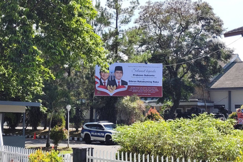 Situasi di depan Borobudur International Golf & Country Club, Kamis (24/10/2024). Foto: Arfiansyah Panji Purnandaru/kumparan