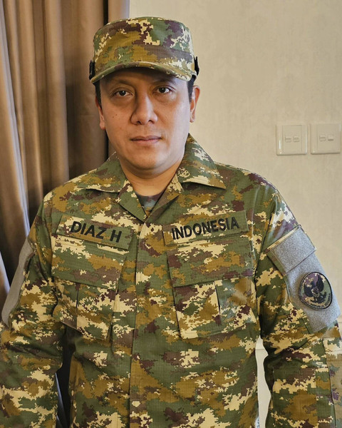 Wamen LH Diaz Hendropriyono memakai baju loreng untuk retreat kabinet di Akmil Magelang. Foto: Instagram/ @diaz.hendropriyono