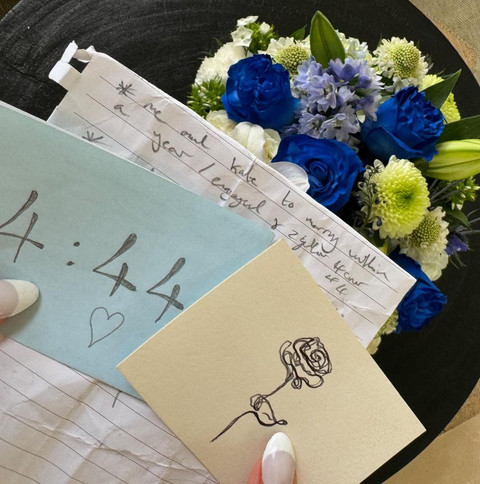 Surat Liam Payne. Foto: Instagram/kateecass