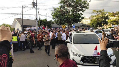 Wapres Gibran Rakabuming Raka tiba di Akmil Magelang, Kamis (24/10/2024). Foto: Arfiansyah Panji Purnandaru/kumparan